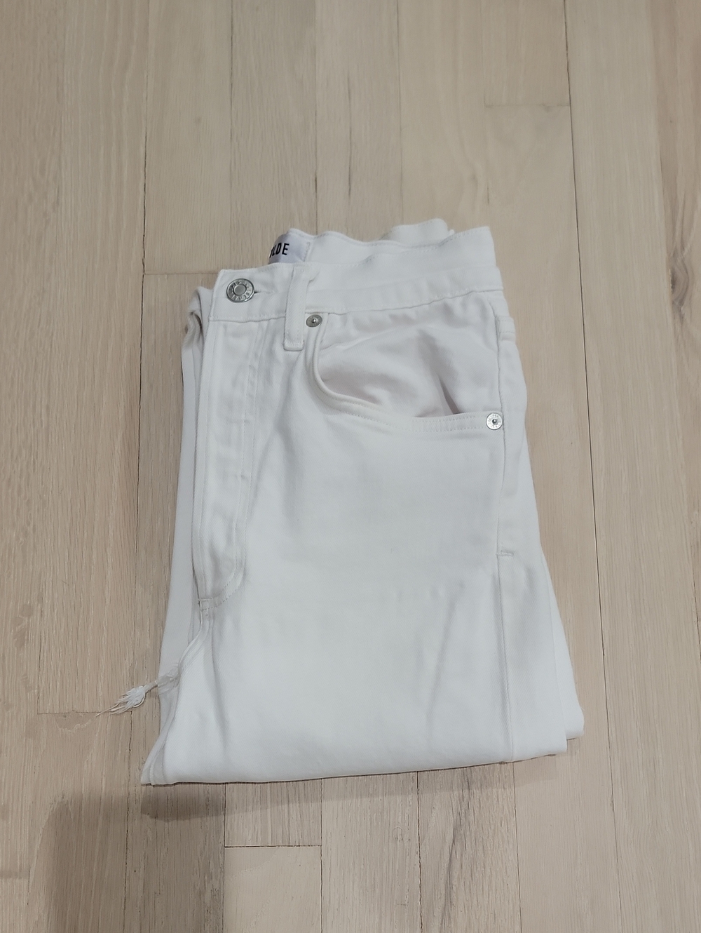 Agolde White Skinny Jeans